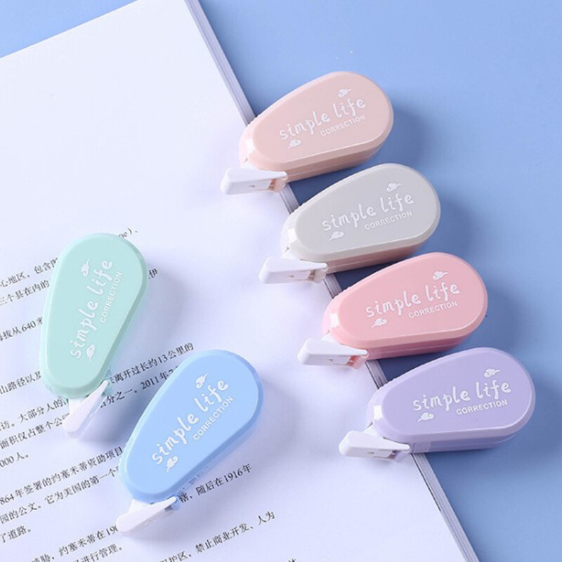 6 бр./компл. Mini Morandi Комплект ленти за корекция на цвета Ученически пособия Стационарни 6,7*3,1 см