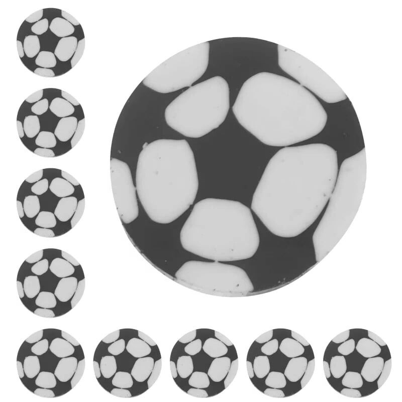 10 бр. Футболни гумички Гумички Малки компактни сувенири за парти Консумативи Моделиране Многофункционални аксесоари за моливи Сладък футбол