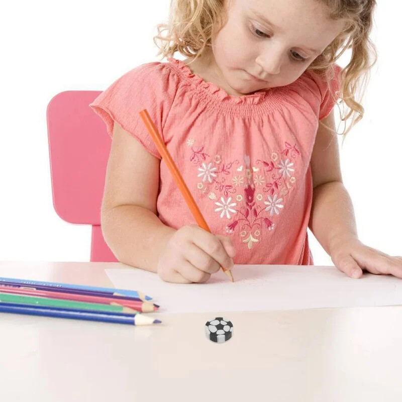 10 бр. Футболни гумички Гумички Малки компактни сувенири за парти Консумативи Моделиране Многофункционални аксесоари за моливи Сладък футбол