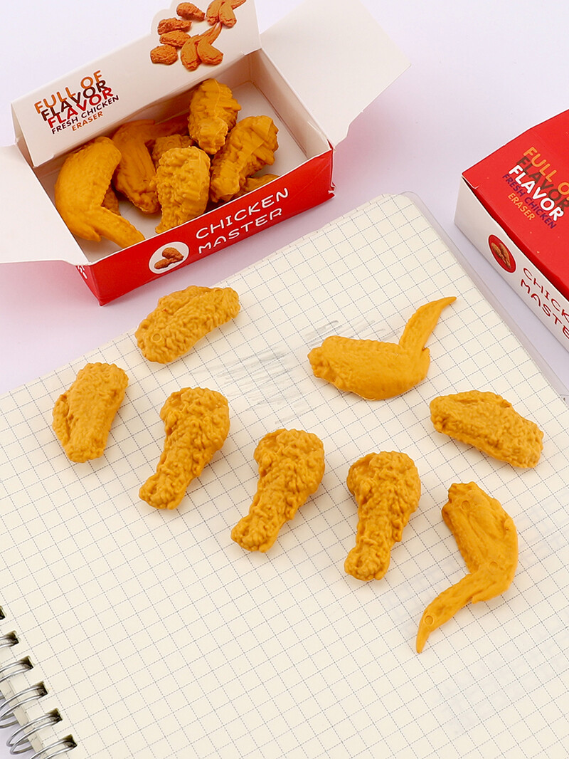 8 bucăți de șters pentru tobă Kawaii Papetarie Borracha Gomas Material Escolar Cauciuc pentru copii Gomme School Goma De Borrar Dramă de șters