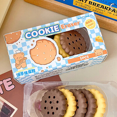 Slatka, smiješna i kreativna simulacija čokolade Gumica za brisanje Nekoliko komadića Veliki komadi obrisanog keksa Kruh Studentski pribor