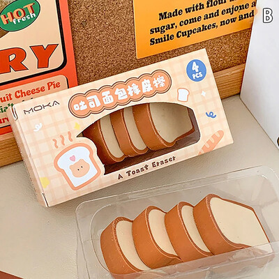 Slatka, smiješna i kreativna simulacija čokolade Gumica za brisanje Nekoliko komadića Veliki komadi obrisanog keksa Kruh Studentski pribor