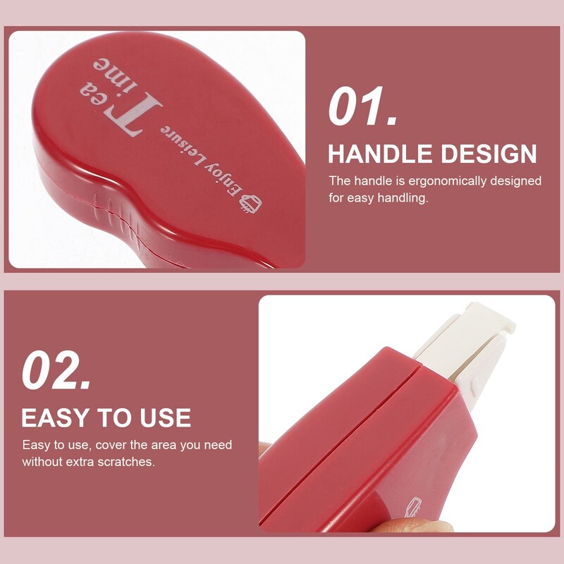 6 опаковки коригираща лента Достъпна опаковка, корекционна лента за ученици с голям капацитет, бяло сладко момиче, преносими мини училищни офис консумативи