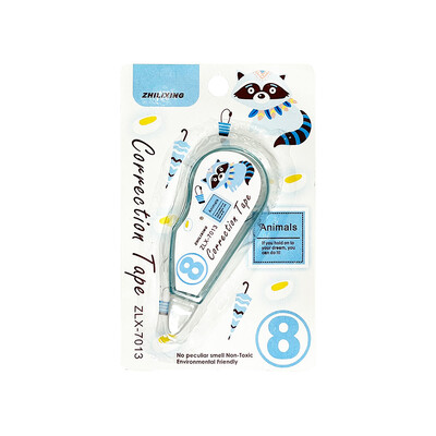 Mini traka za ispravljanje od 4 komada, pribor za ispravljanje pogrešaka u obliku slatkih učenika, uredska traka za financijski ispravak