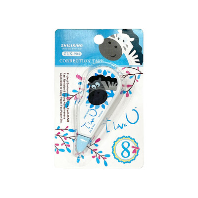 Mini traka za ispravljanje od 4 komada, pribor za ispravljanje pogrešaka u obliku slatkih učenika, uredska traka za financijski ispravak