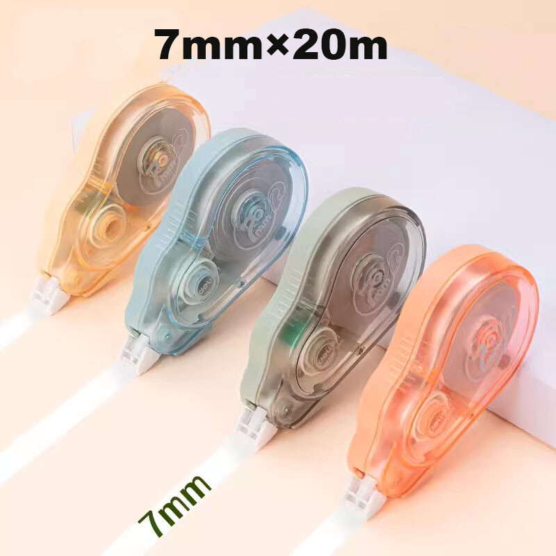 Valjkasta traka za korekciju 20 m Velikog kapaciteta Bijela traka za korekciju Pribor za školske potrepštine Široka jezgra trake 7 mm Valjkasta traka