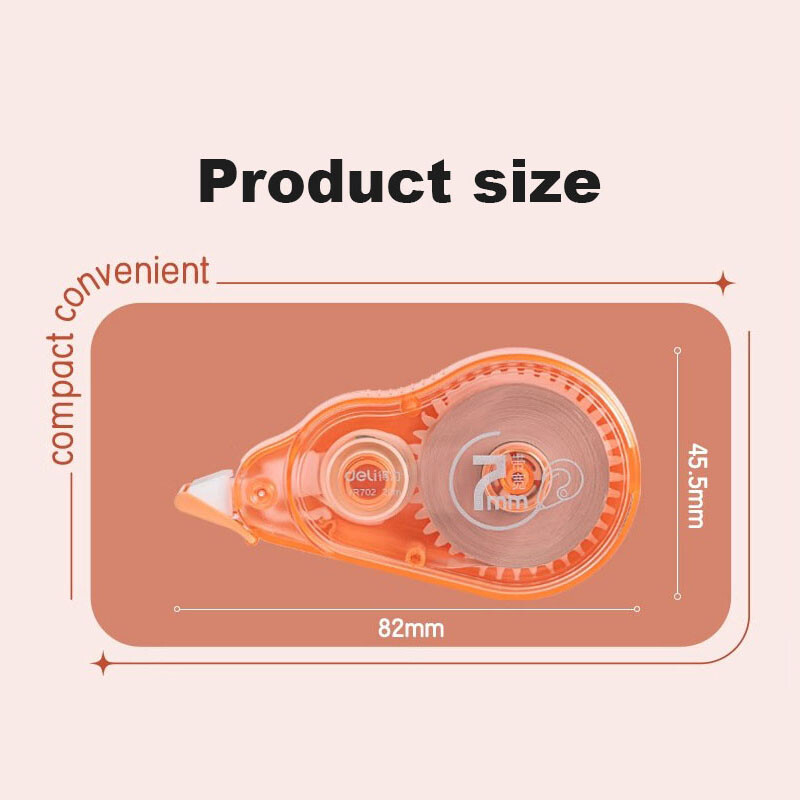 Valjkasta traka za korekciju 20 m Velikog kapaciteta Bijela traka za korekciju Pribor za školske potrepštine Široka jezgra trake 7 mm Valjkasta traka