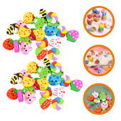 60 de bucăți de șters pentru copii, pentru copii, pentru copii, pentru copii, pentru șters, creioane, pentru studenți, mini multifuncționale