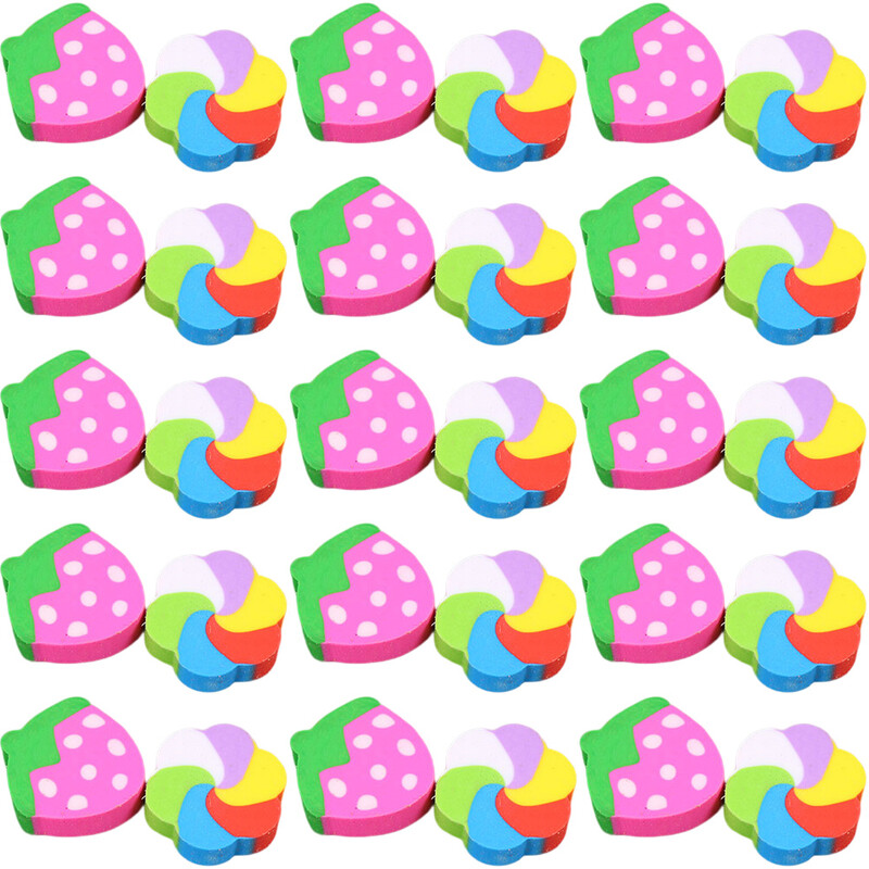 60 de bucăți de șters pentru copii, pentru copii, pentru copii, pentru copii, pentru șters, creioane, pentru studenți, mini multifuncționale