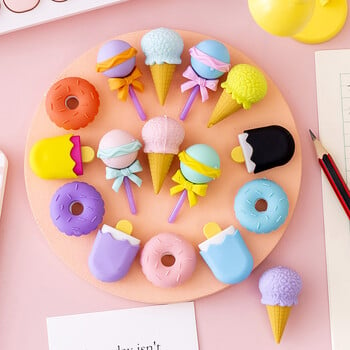 Kawaii Lollipop Sweety Ice Cream Student Stationery Σχολική προμήθειες γραφείου Παιδικές γόμες για παιδιά Γόμα μολυβιών