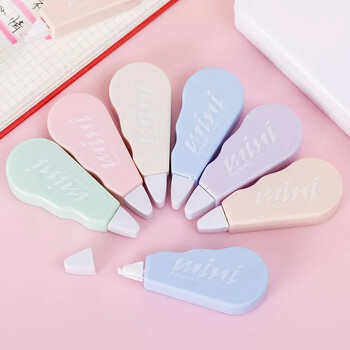 6PCS Tape Corrector Sweet Things for School Kawaii Stationery for School Ribbon Corrector Tape Putty Corrector XZD01