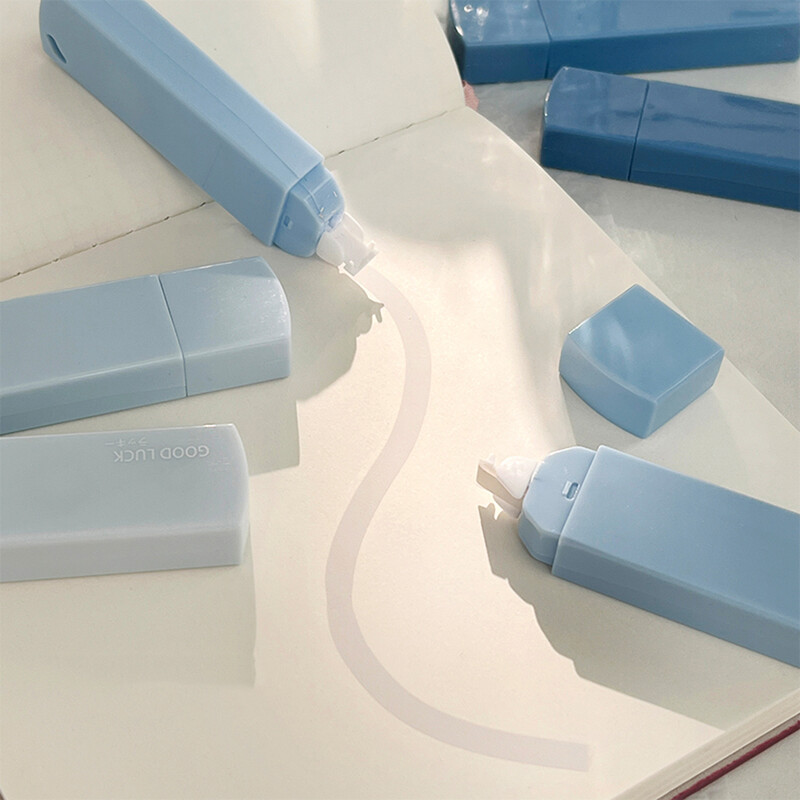 6 бр. Малки избелени ленти, ролкови ленти за незабавна корекция Мини комплект избелени ленти Сладки коригиращи ролки