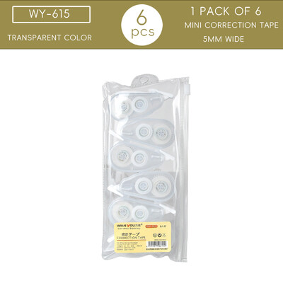 6 kom. Kućna prijenosna korektivna traka Kawaii White Out korektor Promotivni dar Dopisnice Studentska nagrada Školski ured 12M