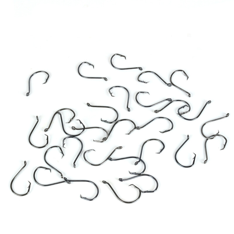 Augstoglekļa tērauda 7384 melns niķeļa āķis, kas iepakots lielapjoma maisos, viena astoņkāja āķis ar dzeloņveida asu makšķerēšanas āķi, makšķerēšanas piederumu piederumi