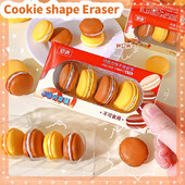 Kawaii Канцеларски артикули Естетични канцеларски материали Аксесоари за връщане в училище бисквитка Гумичка Рисунки Гумени сладки неща