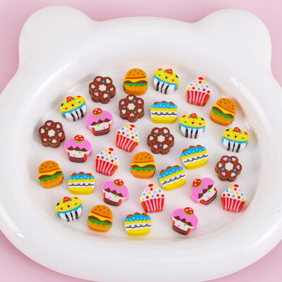 30 капсули/комплект прозрачна торбичка анимационен плод животно любов мини гумичка трансграничен 1 юни коледни подаръци награди канцеларски материали