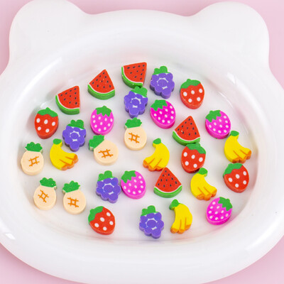 30 капсули/комплект прозрачна торбичка анимационен плод животно любов мини гумичка трансграничен 1 юни коледни подаръци награди канцеларски материали