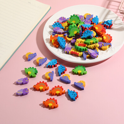 10Pcs/Lot Gumica za brisanje slatkih dinosaura iz crtića Gumice za brisanje olovke Mali dinosauri Životinje Gumica Kawaii Stacionarni dječji školski pribor