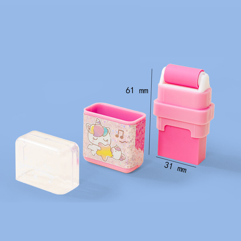 2 бр. Sweet Planet Eraser с почистваща ролка Creative Cute Rubber Student Prize Ученически канцеларски материали