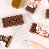 Kawai Eraser Cute Chocolate Shape Novitet Školski pribor Kreativni gumeni učenik