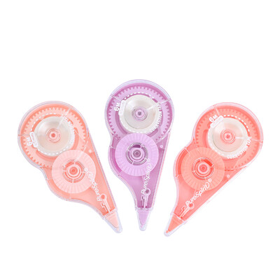 3 бр. 19,7 фута лента за коригиране на избелването Устойчива на разкъсване лента в насипно състояние за училище, офис, водене на бележки, дневник (ширина на лентата 0,2 инча)