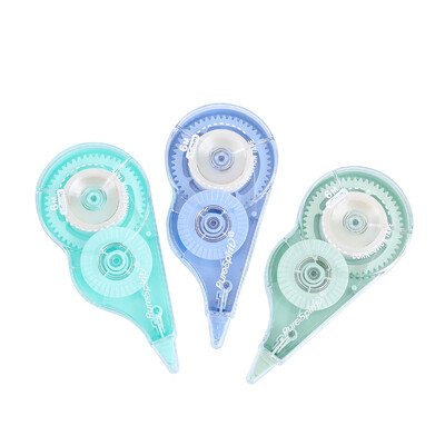 3 бр. 19,7 фута лента за коригиране на избелването Устойчива на разкъсване лента в насипно състояние за училище, офис, водене на бележки, дневник (ширина на лентата 0,2 инча)