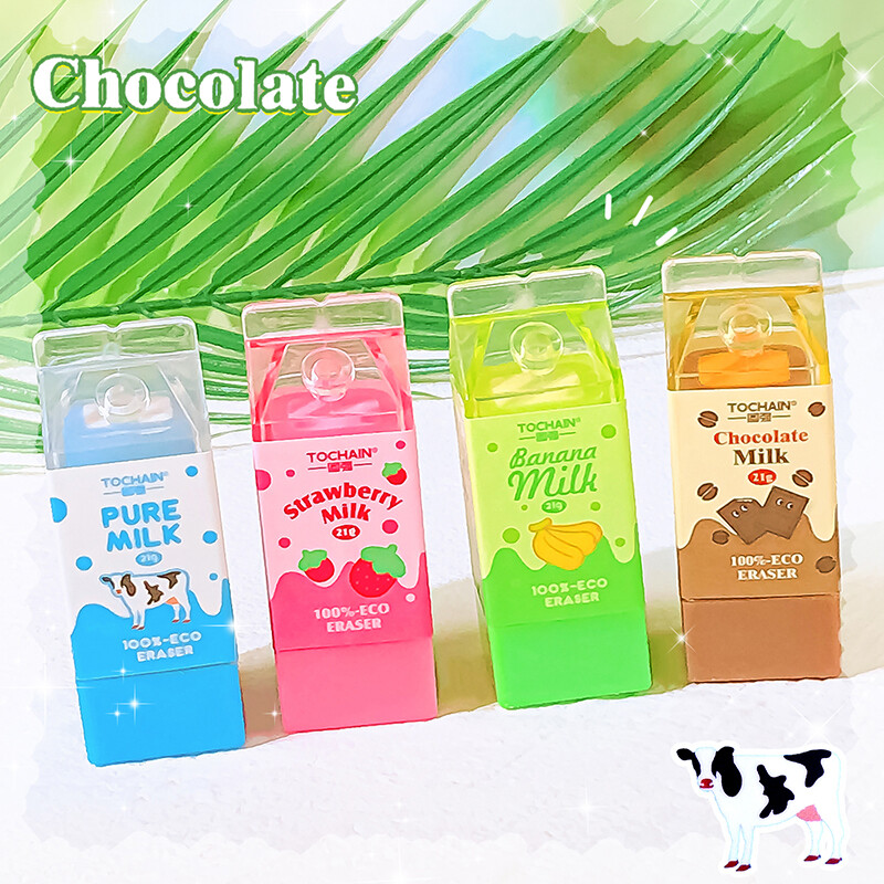 mielos estetinės kanceliarinės prekės atgal į mokyklinės prekės raštinės reikmenys Kawaii Erasers pieno guma mokytojas tiekia mokyklines reikmenis įranga