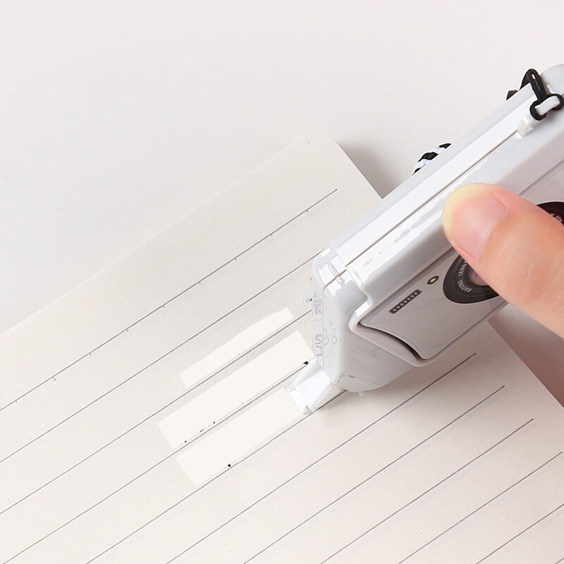 1 бр. Коригираща лента за фотоапарат， Мини креативна забавна анимационна сладка лента за промяна ， Back to School, ученически пособия