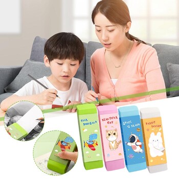 Cute Cartoon Giant Eraser - Safe For Students - Oversized Eraser for Sketching and Writing - Διορθωτική Προμήθειες Χαρτικά Y5E5