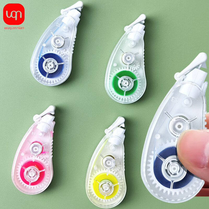 kawaii Highlighter Correction Tape Симпатична лента за маркиране с много етикети Маскираща лента Изтриваем маркер Копринена лента за училищен офис