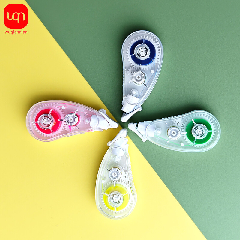 kawaii Highlighter Correction Tape Симпатична лента за маркиране с много етикети Маскираща лента Изтриваем маркер Копринена лента за училищен офис