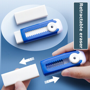 Creative Retractable Push Pull Eraser Γράψιμο μαθητή Σχέδιο Διόρθωση Επιστολόχαρτο Σχολικά προμήθειες Χαρτικά