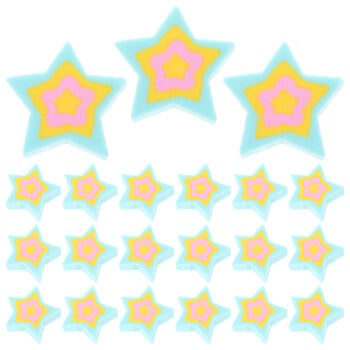 50 τμχ Fun Star Shapers Erasers Kids Kawaii Miniature Eraser for Classroom Miniature Lovely Erasers Student Γόμα γραφής