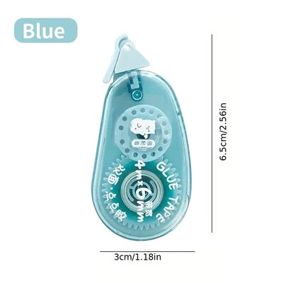 1PC точково лепило с висок вискозитет без оставяне на следи Коригираща лента тип прозрачно двустранно лепило за ученици