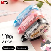 M&G Bandă corectoare de desene animate tăcute 18m 3 buc Bandă corectoare pentru studenți Bandă corectoare pentru chioșc Chancho