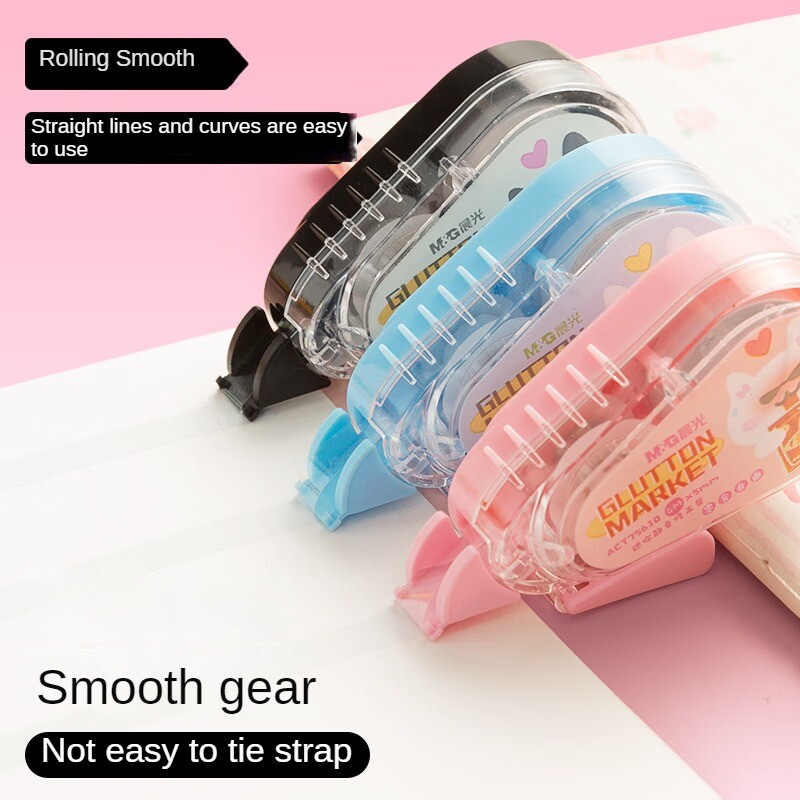 M&G Bandă corectoare de desene animate tăcute 18m 3 buc Bandă corectoare pentru studenți Bandă corectoare pentru chioșc Chancho