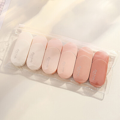 6 бр./компл. Коригираща лента Симпатичен преносим и компактен колан с достъпен комплект канцеларски материали Обратно на училище Офис консумативи