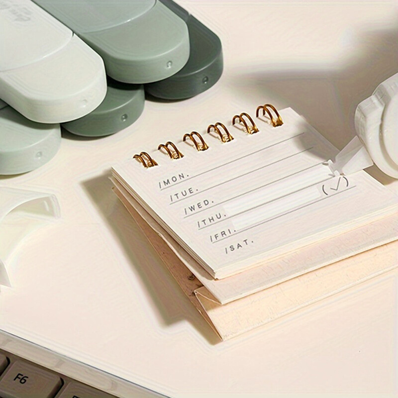 6 бр./компл. Коригираща лента Симпатичен преносим и компактен колан с достъпен комплект канцеларски материали Обратно на училище Офис консумативи