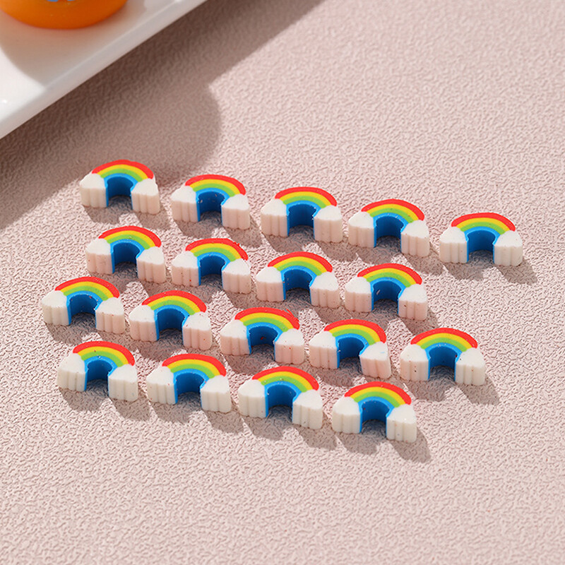 10 bucăți Creative Kawaii Rainbow Bridge Eraser Creion Cauciuc Rechizite școlare Drăguț Desene Animat Mini Rainbow Bridge Eraser Cadouri pentru copii