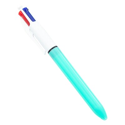 Pixuri cu bilă retractabile 4 în 1 Pixuri navetă în 4 culori Pixuri multicolore Rechizite școlare de birou pentru scriere lină K1KF