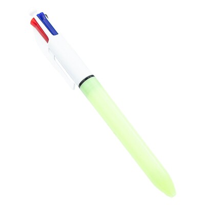 Pixuri cu bilă retractabile 4 în 1 Pixuri navetă în 4 culori Pixuri multicolore Rechizite școlare de birou pentru scriere lină K1KF