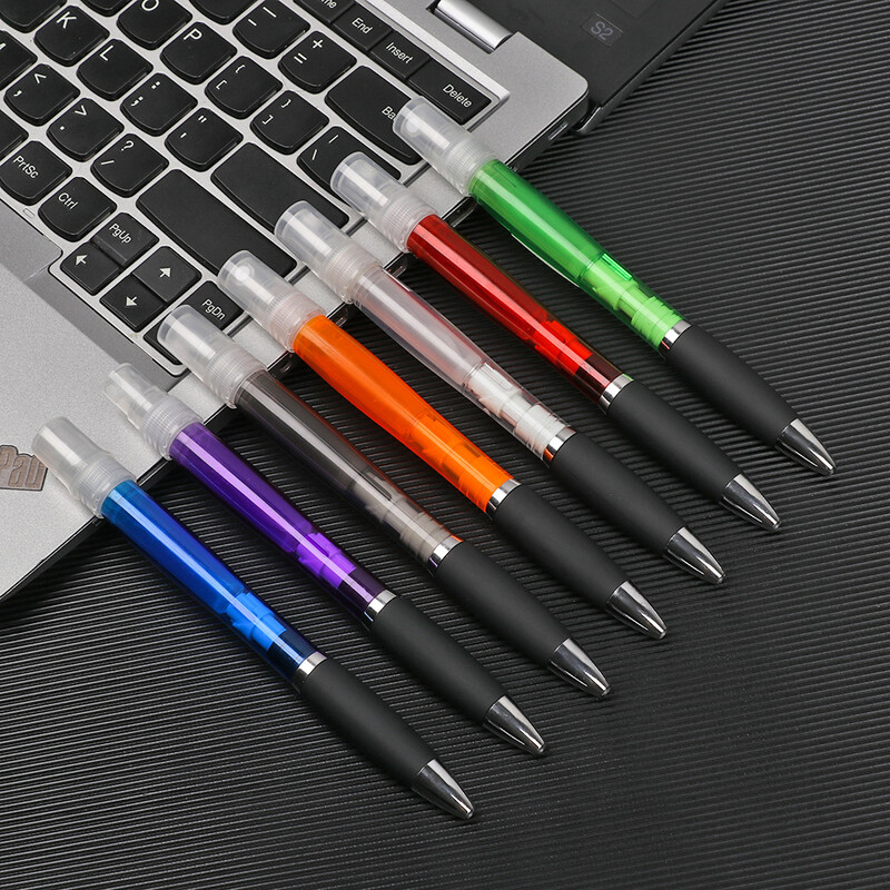 Kreativna gel olovka u spreju Kemijska olovka Mini punjiva prijenosna plastična dezinficijens bočica parfema Alat za pisanje