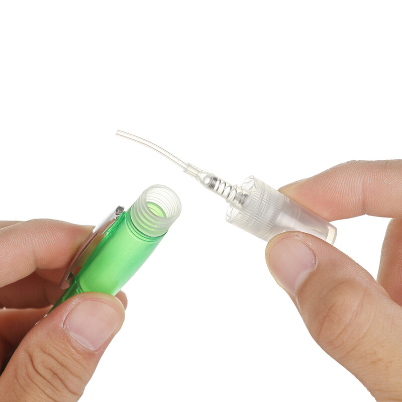 Kreativna gel olovka u spreju Kemijska olovka Mini punjiva prijenosna plastična dezinficijens bočica parfema Alat za pisanje