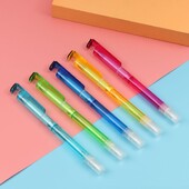 Creative Spray Gel Pen Химикалка Мини многократна преносима пластмасова дезинфектант Бутилка за парфюм Канцеларски материали Инструмент за писане