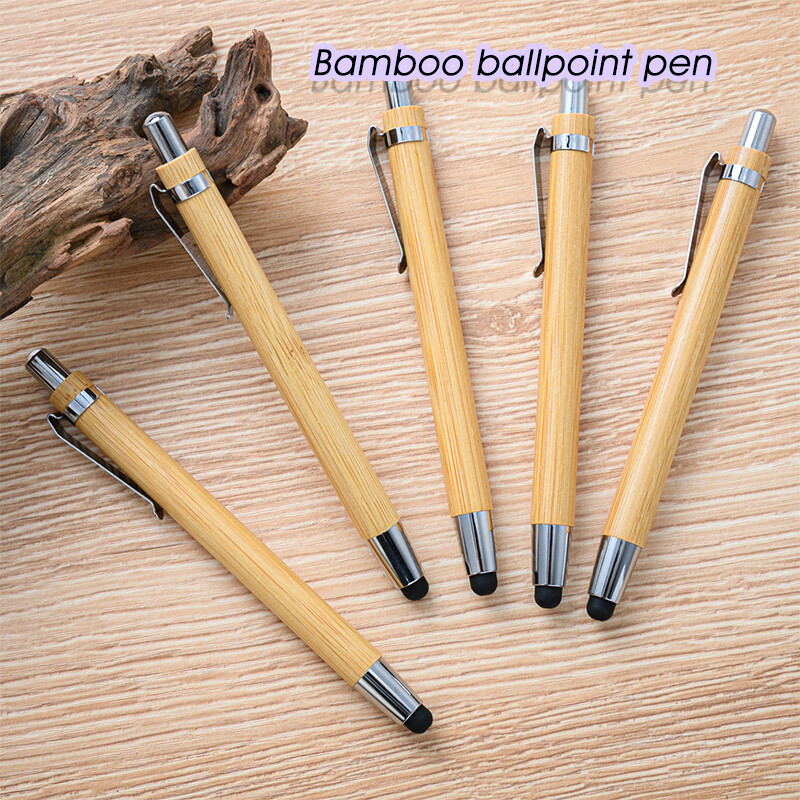 Kreativna bambusova drvena kapacitivna olovka za zaslon osjetljiv na dodir, zaobljeni vrh za podlogu za Android Tablet PC Olovka za crtanje Poslovni uredski pribor