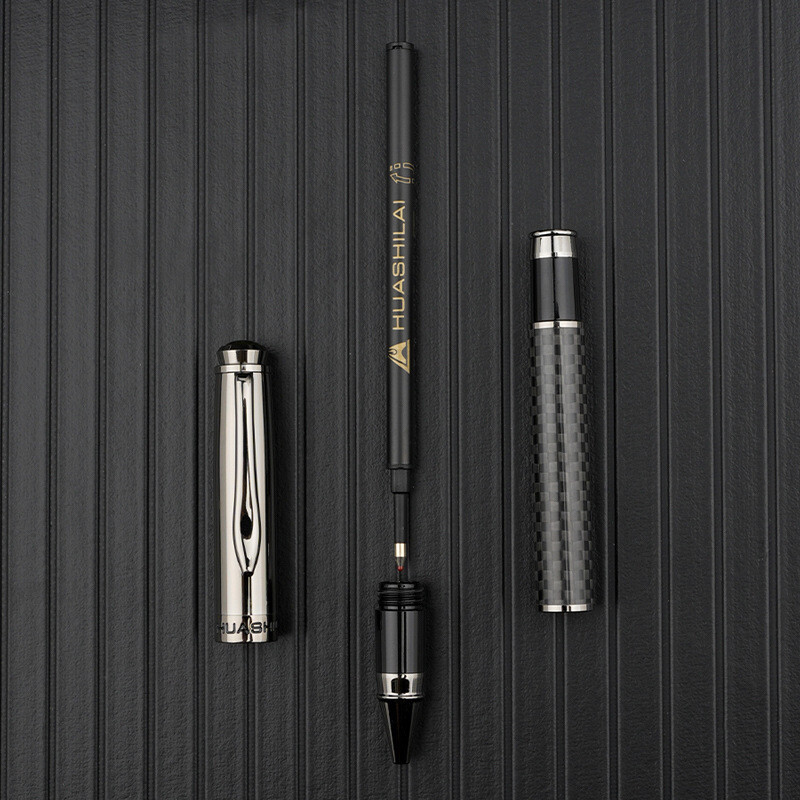 Luksuzna olovka, metalna kemijska olovka od karbonskih vlakana, olovke za potpis, olovke za pisanje, poklon, uredski pribor