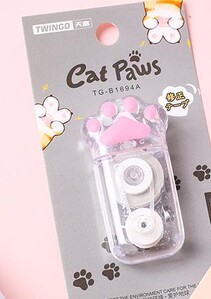 Награда за преносима корекционна лента Cat Claw за ученик Училищен офис Бял Kawaii Коректор Канцеларски материали 6M