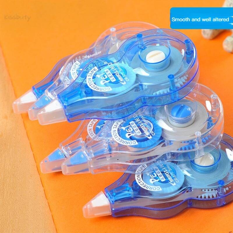 6 vnt. / rinkinys Paprastas korekcinis juostos volelis 8mx5mm balta lipdukų juostelė studentų klaidoms Trintukas juostelė Mokykliniai raštinės reikmenys