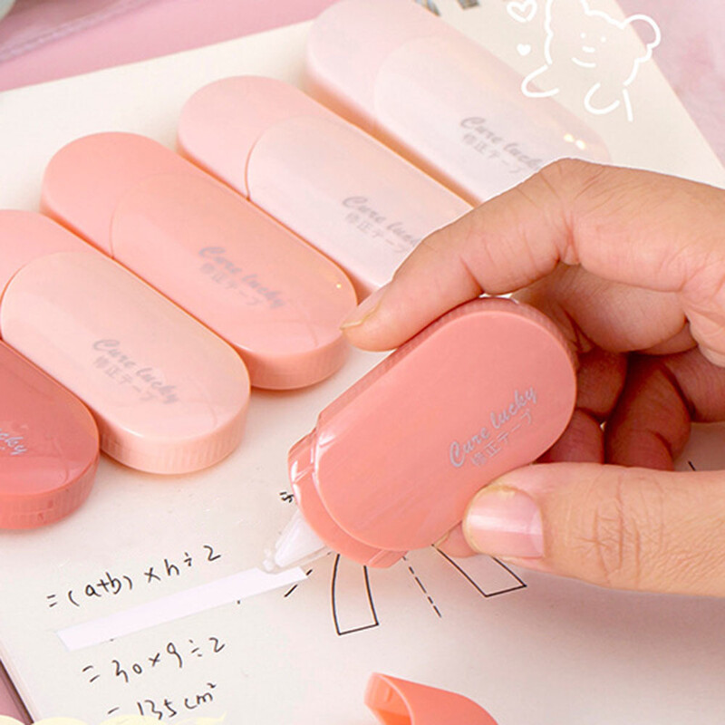 1 rinkinys / 6 vienetai mielas Kawaii gradacijos koregavimo juosta Pakeistas įrankiai Mokyklos biuro korektorius Kanceliarinės prekės Sweet Novelty Supplies