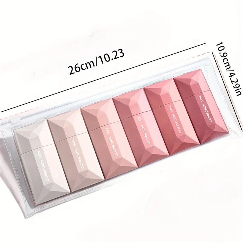 WQN 6tk/pakk 5mm*6m armas veaparanduslint Õpilaste vead kustutuslint pliiatsi tüüp Kooli kontoritarbed loomingulised kirjatarbed